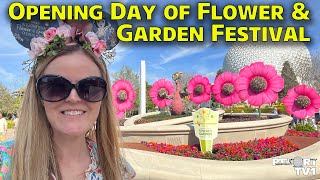 Epic Opening Day at Epcot's Flower & Garden Festival: Media Event, Foodie Delights & More!