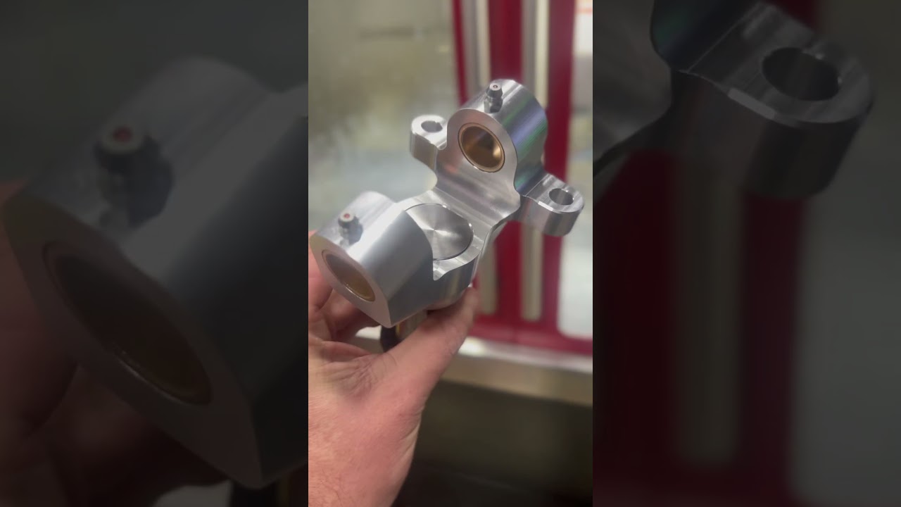 Billet Aluminum Racecar Spindle with Titanium Snout! 