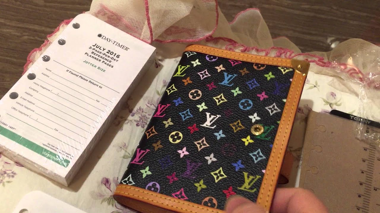 Day Timer Agend Refills for Louis Vuitton Agenda PM - YouTube