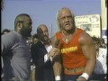 Hulk Hogan & Mr. T --  Wrestlemania (I) :30 second Spot & L.A. Workout