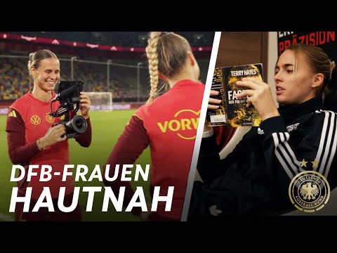 Klara übernimmt die Kamera & Laura hält eine Lesung 😂🎥📖 | Hautnah mit den DFB-Frauen