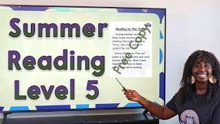 Summer Reading Time Level 5 | Read With the Teacher | Read By Yourself & Q&A #sollyinfusion