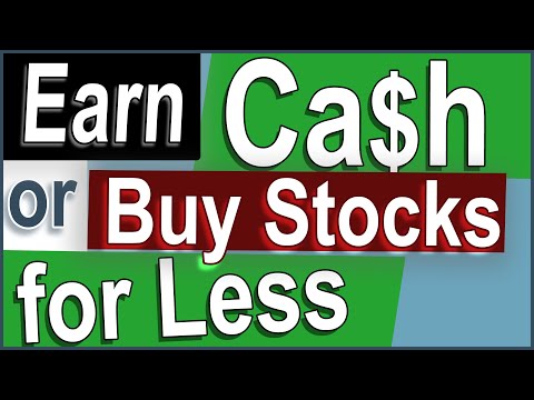 Make Money With Stocks We Don't Own or Buy Stocks Cheaper with Put Options thumbnail