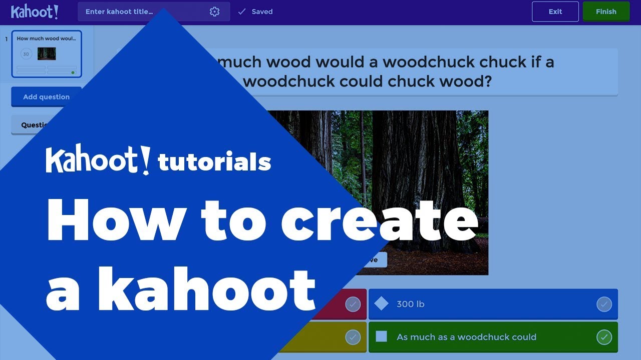 How to create a kahoot - tutorial - YouTube