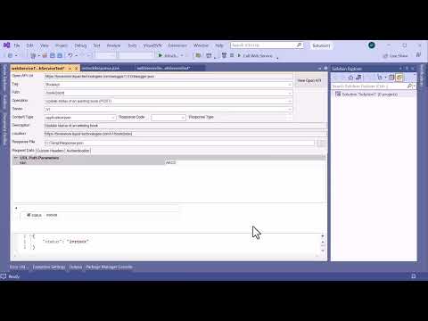 Testing OpenAPI Web Services from Visual Studio with Liquid Studio Extensions