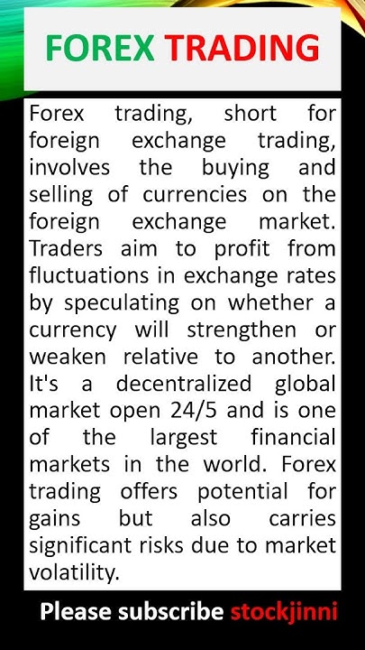 how-to-define-forex-trading-youtube