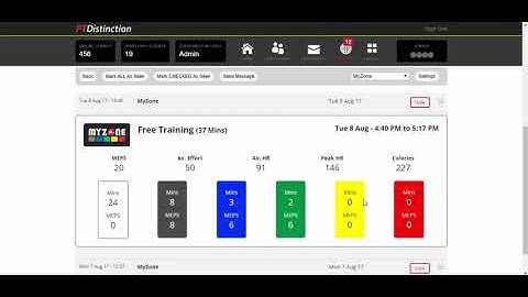 MyZone Integration with PT Distinction