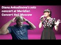 Reaction to Diana Ankudinova's solo concert at Meridian Concert Hall Moscow March 6 2021 Part 1