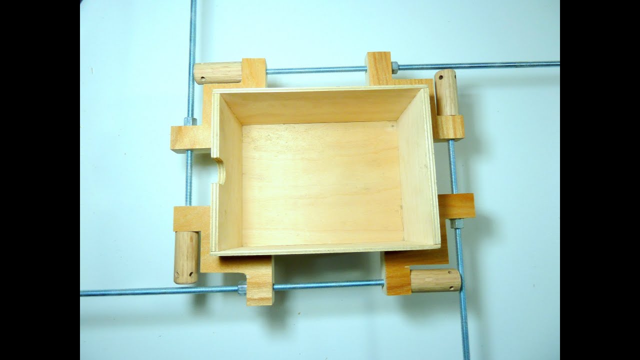 Making a frame and box clamp - YouTube