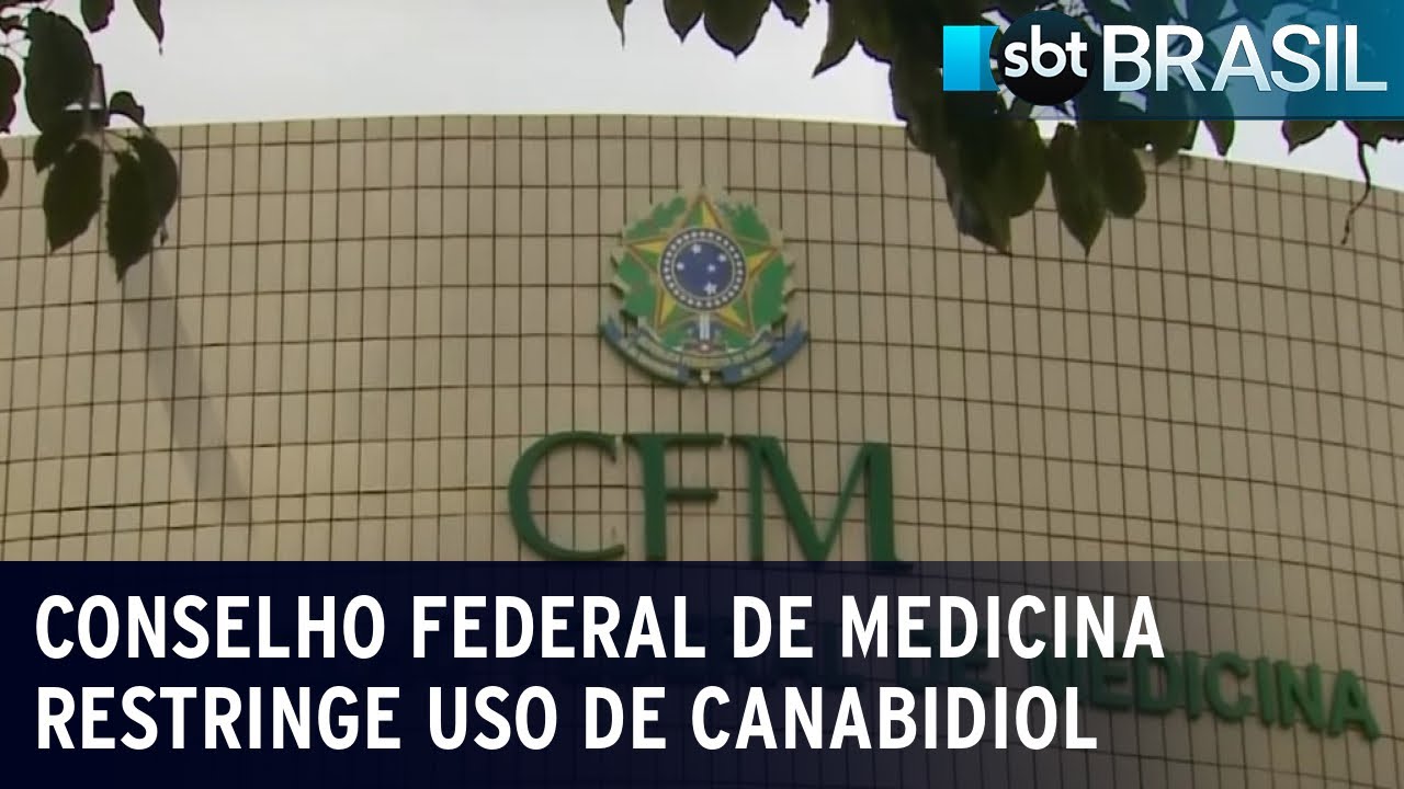 Conselho Federal de Medicina restringe uso de canabidiol | SBT Brasil (14/10/22)