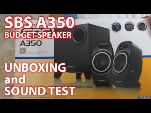 Creative SBS A350 - Unboxing and Sound Test [Best Deals TV]
