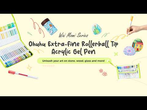 Tiny Tip, Big Impact | Ohuhu Wai Momi Acrylic Gel Pens