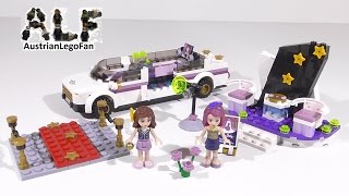 Lego Friends 41107 Pop Star Limo Speed Build Review YouTube