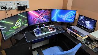 Multi monitor setup / Extended display / Tri monitor