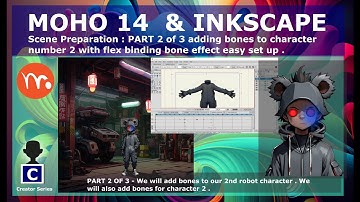 MOHO & INKSCAPE This video is PART 3 of the CREATOR SERIES - flex binding set up character 3 layout