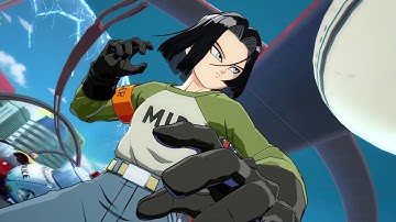 Android 17 All Super Moves Gameplay: Dragonball fighter Z (PS4)
