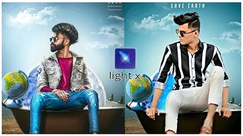 Lightx app photo editing || How to cheng background || step by step |