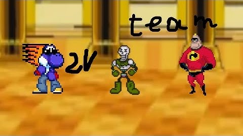 ssf2 mods Yagoshi vs papyrus vs mr.lncredible