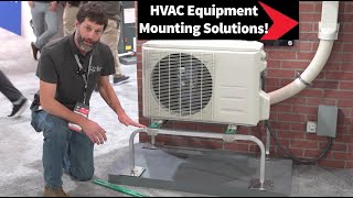 HVAC Equipment Mounting Types, Possibilities, Solutions! Wall, Ground, Overhead Hanging!