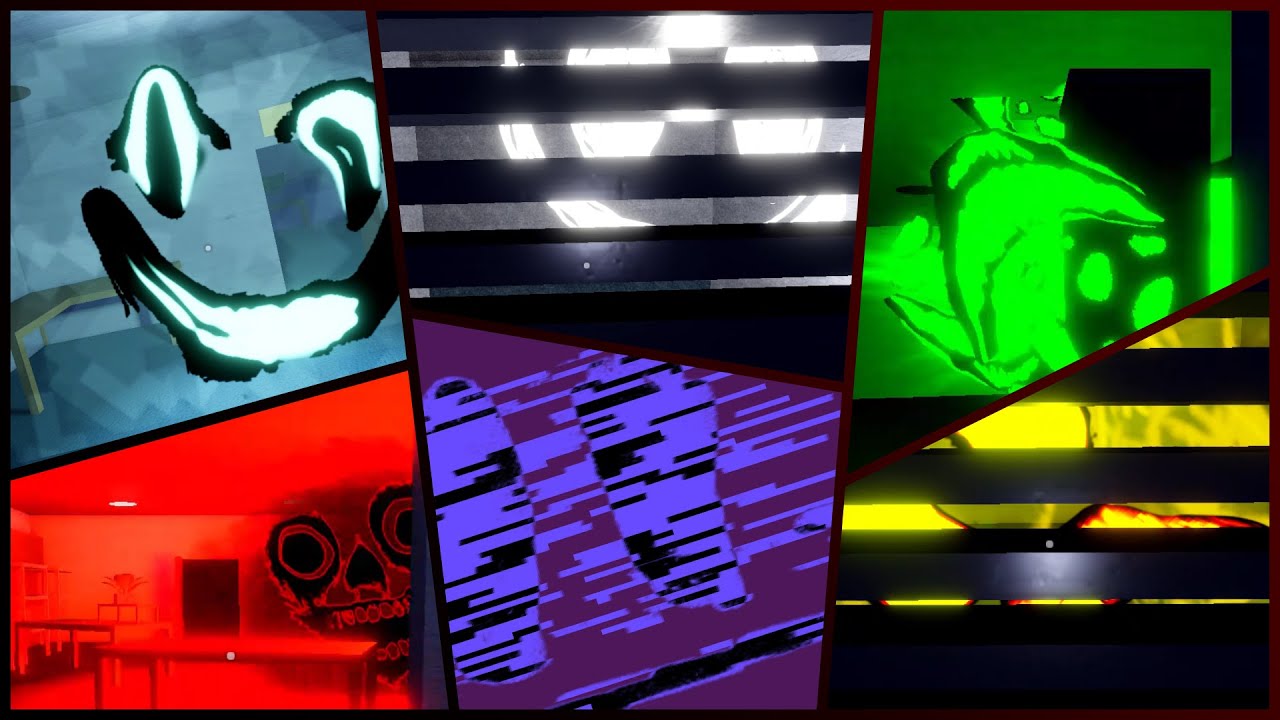 All jumpscares Rooms But Doors YouTube