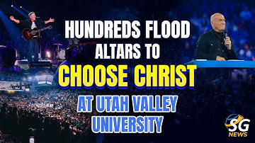 HUNDREDS FLOOD ALTARS TO CHOOSE CHRIST AT UTAH VALLEY UNIVERSITY