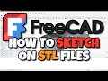 FreeCAD - Part Design combined with Meshes #freecad #freecadtutorial #3ddesign