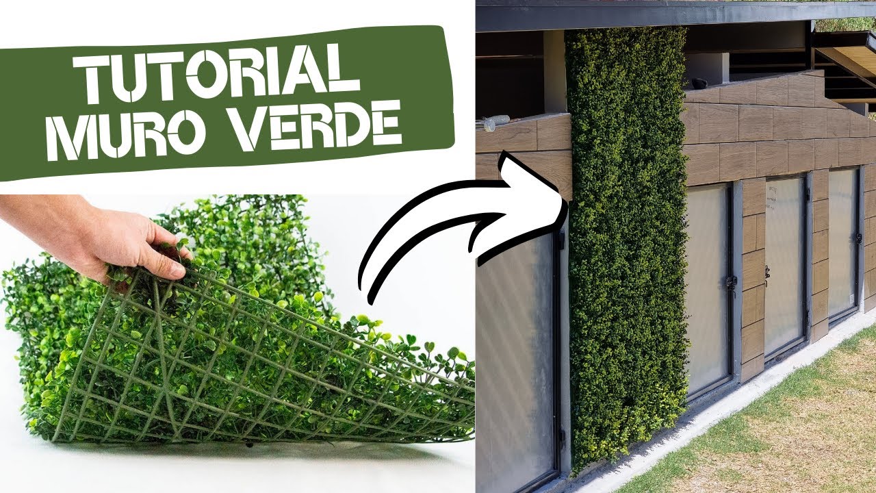Como Hacer Un Muro Verde Paso A Paso www.youtube.com