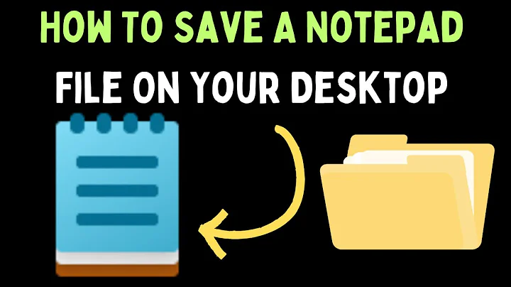 How To Save A Notepad File On Desktop in Windows 11