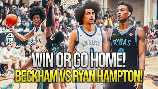 Beckham Black FACES RYAN HAMPTON In PEACH JAM PLAYOFFS! Could this be his LAST AAU GAME??!! screenshot 4
