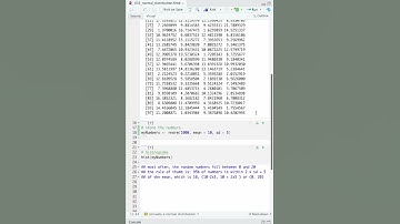 Simulate normal distribution in R