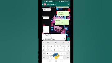 Run Python On WhatsApp | Coding In Mobile WhatsApp #youtubeshorts #shorts #python