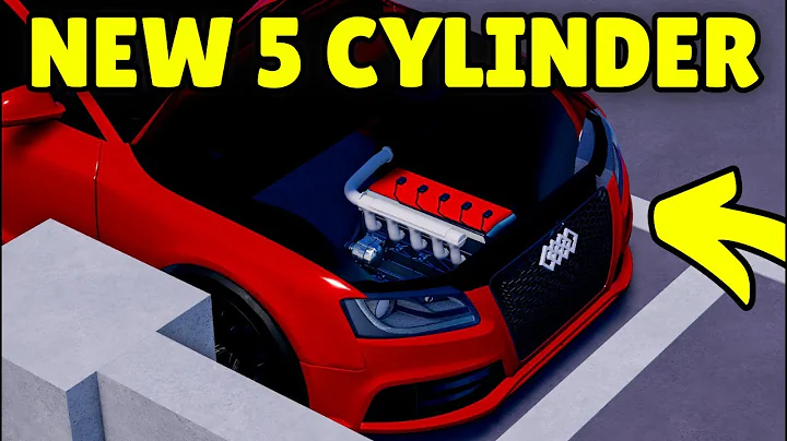 I Engine Swapped this NEW 5 Cylinder into My Audi in Roblox Fix it Up!