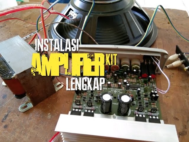 Simak Cara Pemasangan Instalasi Kit Speaker Aktif Lengkap Youtube