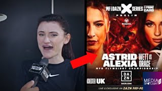 ALEXIA GRACE - "I'M REALLY CONFIDENT", HER FIGHT WITH ASTRID WETT: MEDIA SPOTLIGHT UK