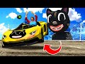 Stealing CARTOON CAT'S SUPERCAR In GTA 5 ... (Secret Powers!?)