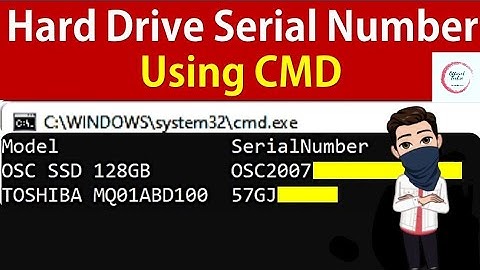 Find Hard Drive Serial Number using Command Prompt | Official Techie |