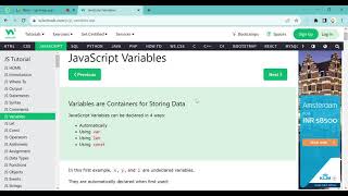 #6 JavaScript Variables Tutorial in Hindi