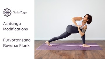 Ashtanga Modifications - PURVOTTANASANA REVERESE PLANK