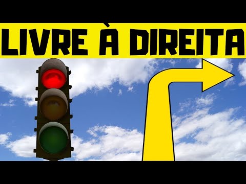 Vídeo: Você pode virar à direita em um semáforo?