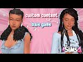Custom Content VS Base Game!! Sims 4 CAS Challenge