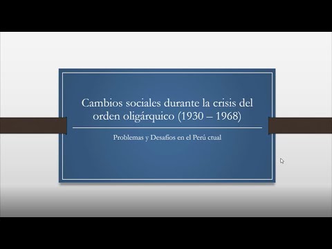 Crisis sociales en el orden oligárquico (1930-1968) - YouTube