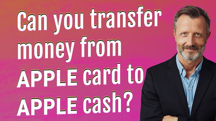 Can you transfer money from apple card to apple cash