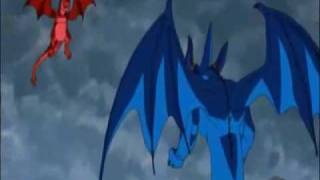 Blue dragon Tenkai no Shichi Ryuu 01-Red dragon 3-3 (Eng subs)