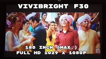VIVIBRIGHT F30 LCD Projector REVIEW - NATIVE 1080p - 🍿 BUDGET PROJECTOR!! (2019)