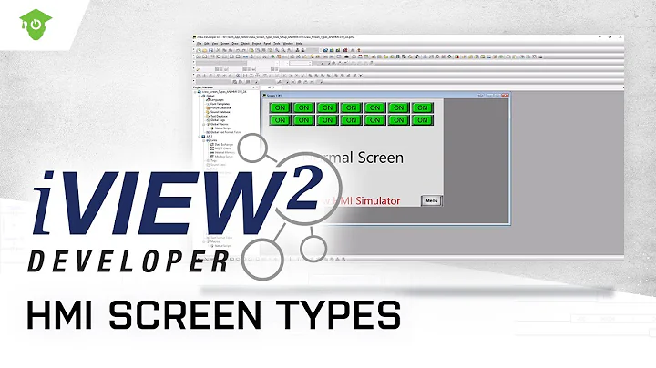 IMO iView HMI Screen Types