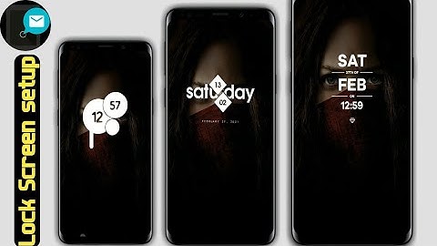 Lockscreen Setup ! Setup kwgt on Lock Screen