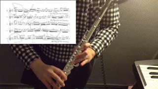 Video thumbnail of "Misty - jazz flute / jazz standard with score"