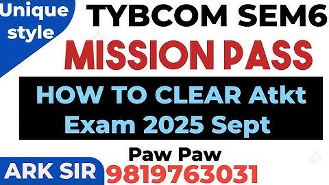 Tybcom  sem6 Atkt Exam2025 | Time Table Exam tybcom sem6 |Mumbai University Exam 2025 sem5