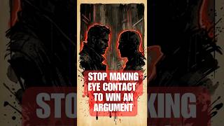 Stop making eye contact to win an argument #intellectualstealth #strategicthinking #stoicism