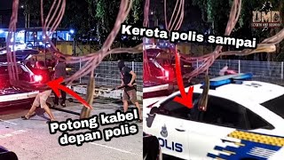 Kantoi Rasuah Ke.. Kenapa Polis Escort Pencuri Kabel Macam Vvip?